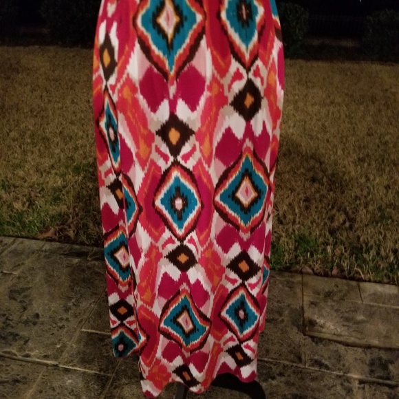 FEATHERS strapless summer dress - Picture 4 of 6